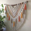 Timeless Elegance: Off-White Macramé Wall Hanging (30cm x 58cm)"